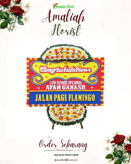 Sewa Papan Bunga Lanji